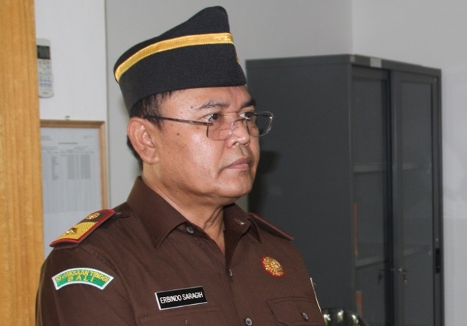 Kajati Jambi yang baru Erbindo Saragih